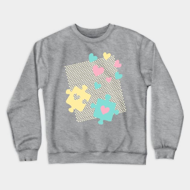 Pastel Lovers Crewneck Sweatshirt by XOOXOO